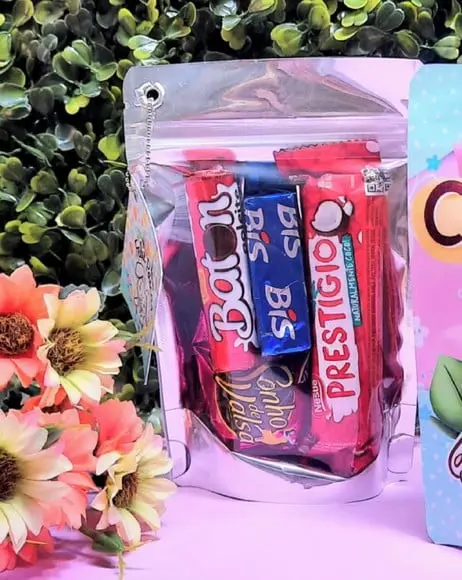 Saquinho Ziplok com 4 Chocolates- Páscoa