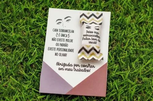 SOBRANCELHA- CARD COM BALINHA