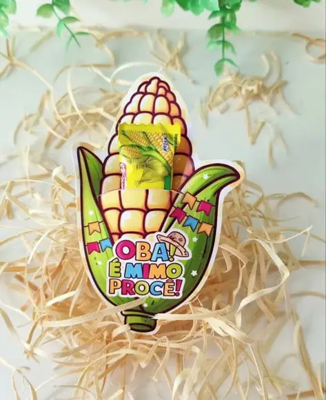 Tag com Balinha de Milho- Festa Junina