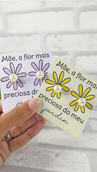 Tag com Brinco Dia das Mães