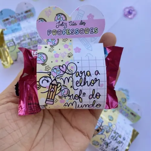 Tag com Bombom- Dia dos Professores