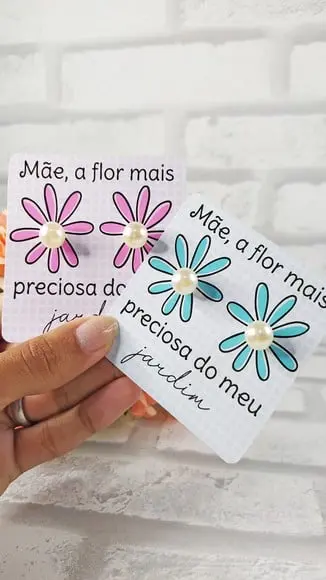 Tag com Brinco Dia das Mães