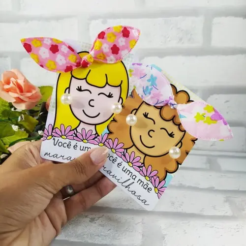 Tag com Brinco e Xuxinha- Dia das Mães