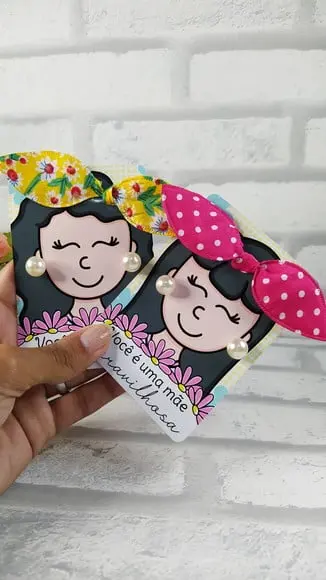 Tag com Brinco e Xuxinha- Dia das Mães