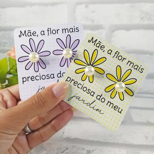 Tag com Brinco Dia das Mães