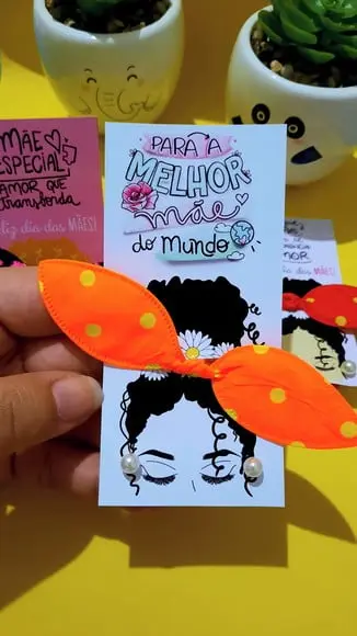 Tag com Brinco e Xuxinha- Dia das Mães
