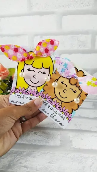 Tag com Brinco e Xuxinha- Dia das Mães