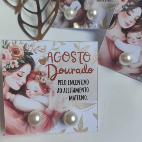Tag com Brinco- Agosto Dourado