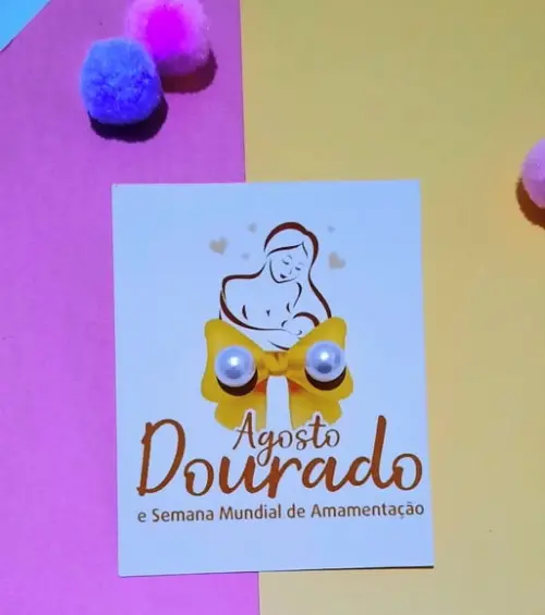 Tag com Brinco- Agosto Dourado