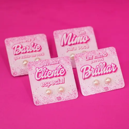 Tag com Brinco- Barbie