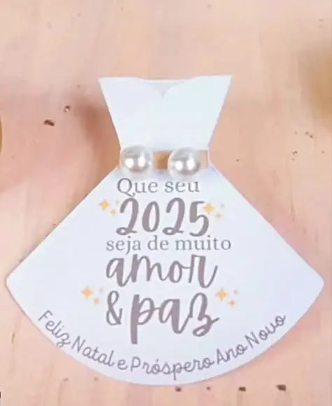 Tag com Brinco- Boas Festas