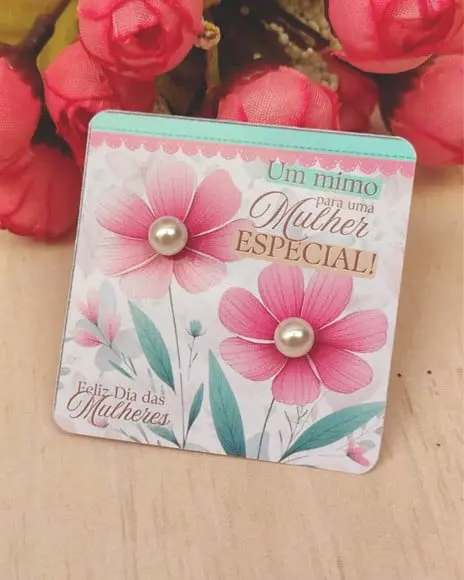 Tag com Brinco- Dia da Mulher