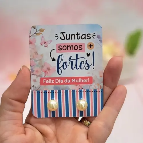 Tag com Brinco- Dia da Mulher