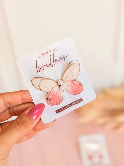 Tag com Brinco- Dia da Mulher