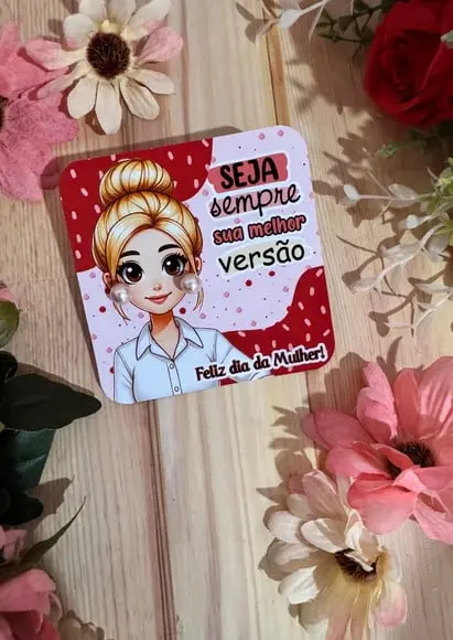 Tag com Brinco- Dia da Mulher