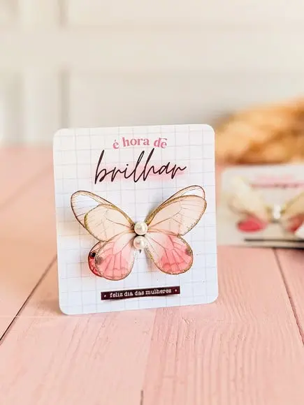 Tag com Brinco- Dia da Mulher