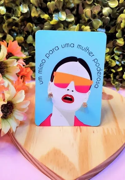 Tag com Brinco- Dia da Mulher