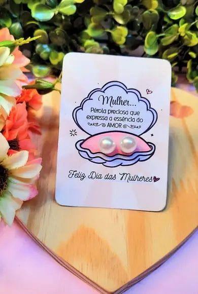 Tag com Brinco- Dia da Mulher