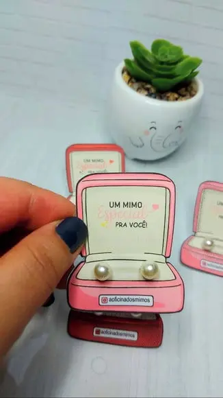 Tag com Brinco- Dia da Mulher