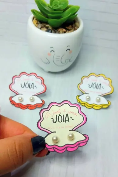Tag com Brinco- Dia da Mulher