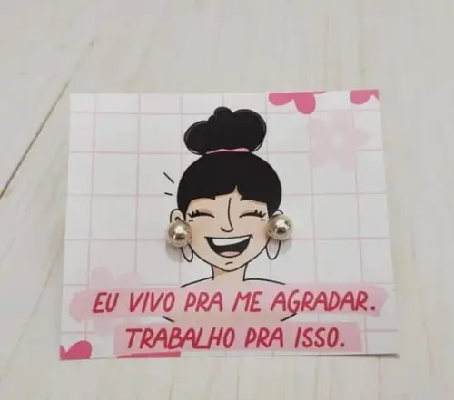 Tag com Brinco- Dia da Mulher