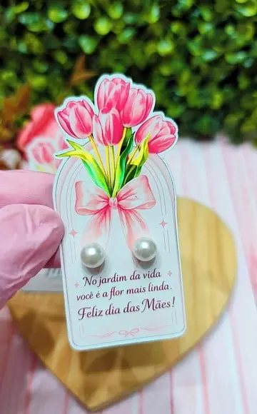 Tag com Brinco- Dia das Mães