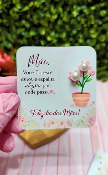 Tag com Brinco- Dia das Mães
