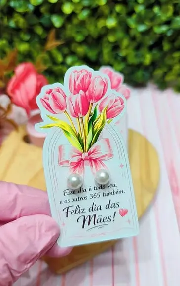 Tag com Brinco- Dia das Mães