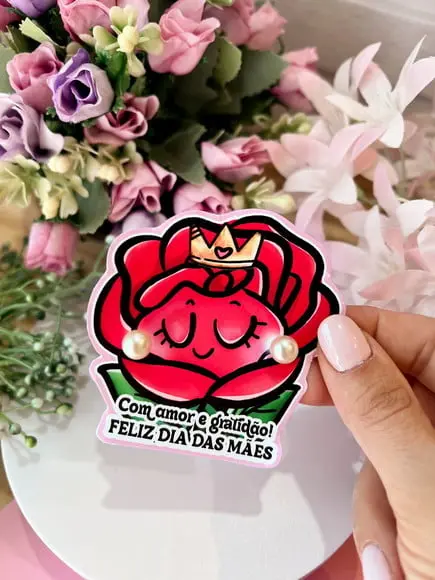Tag com Brinco- Dia das Mães