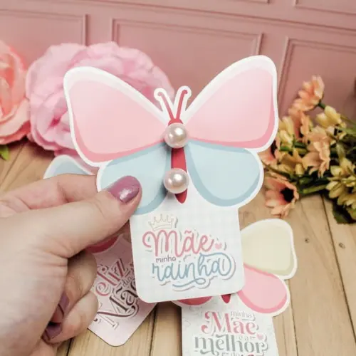 Tag com Brinco- Dia das Mães