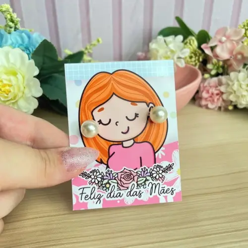 Tag com Brinco- Dia das Mães