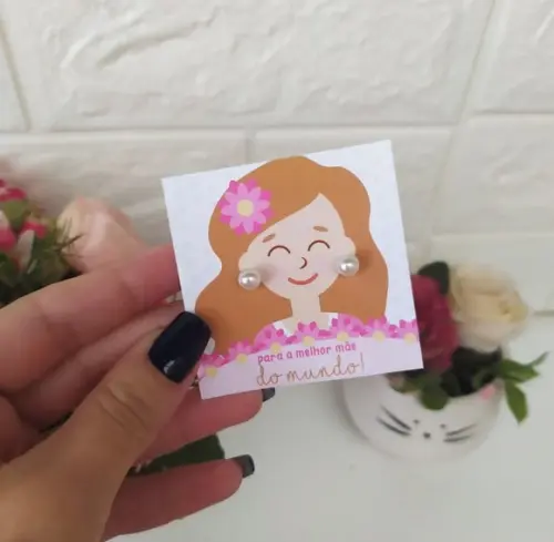Tag com Brinco- Dia das Mães