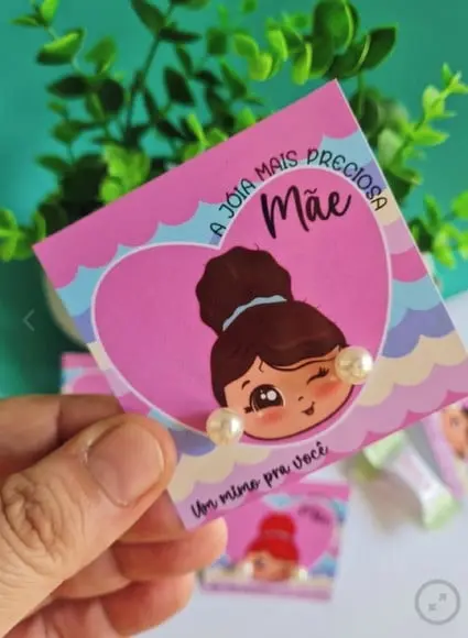 Tag com Brinco- Dia das Mães
