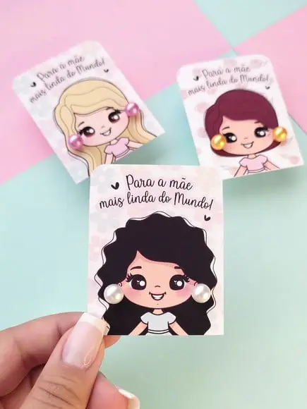 Tag com Brinco- Dia das Mães