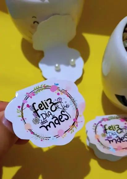 Tag com Brinco- Dia das Mães