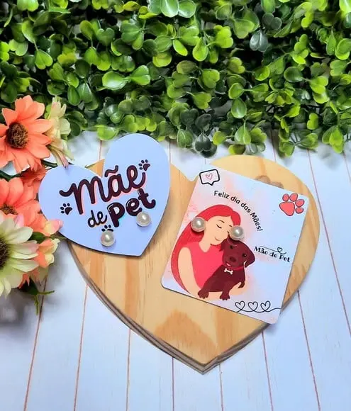Tag com Brinco- Dia das Mães Pet