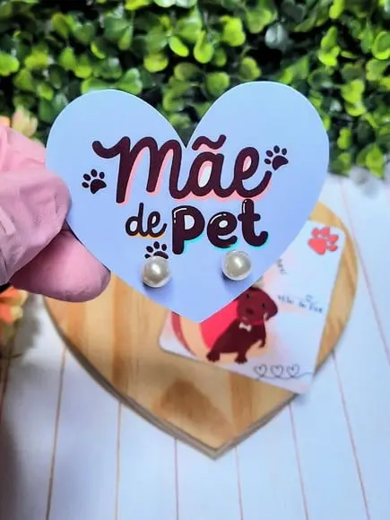 Tag com Brinco- Dia das Mães Pet