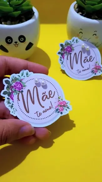 Tag com Brinco- DIA das MÃES
