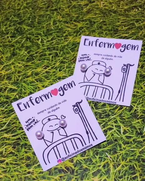 Tag com Brinco- Enfermagem