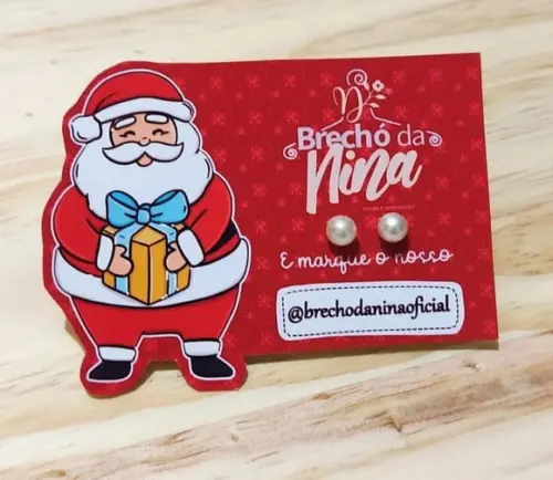 Tag Com Brinco- Feliz Natal
