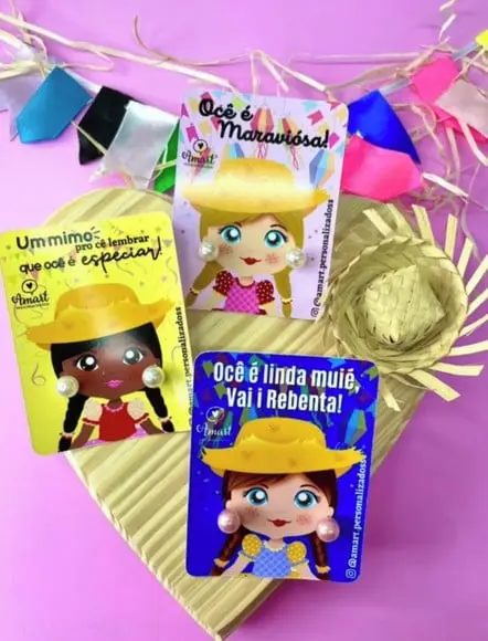 Tag com Brinco- Festa Junina