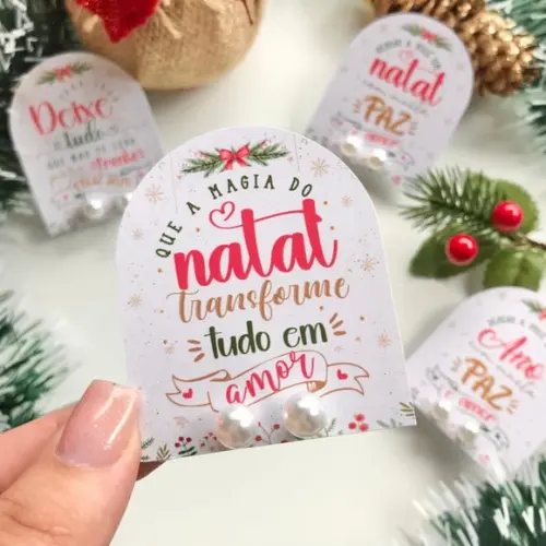 Tag com Brinco- Mimo de Natal