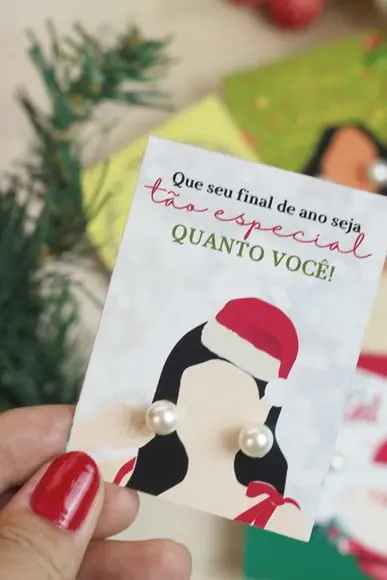 Tag com Brinco- Mimo de Natal