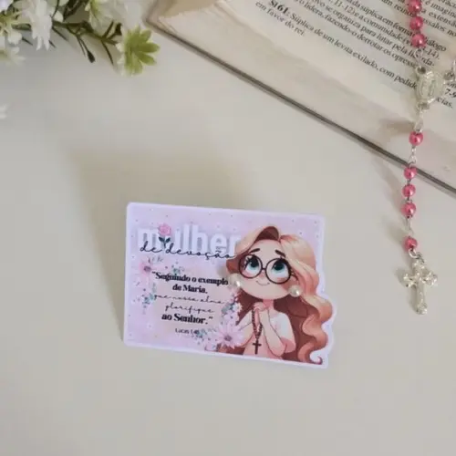 Tag com Brinco- Mulher Cristã