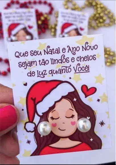 Tag com Brinco- Natal