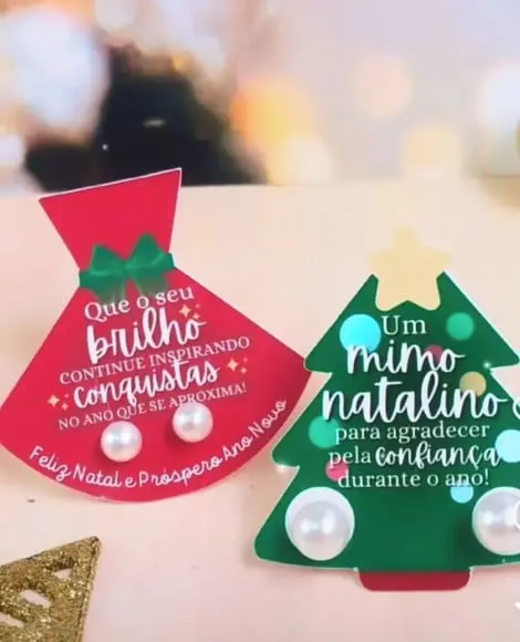Tag com Brinco- Natal
