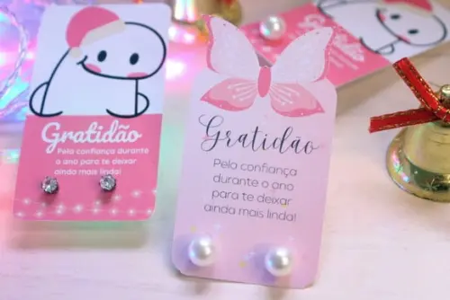 Tag com Brinco- Natal
