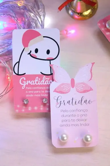 Tag com Brinco- Natal