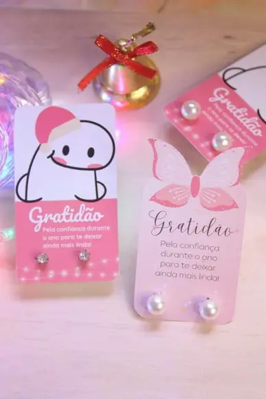 Tag com Brinco- Natal