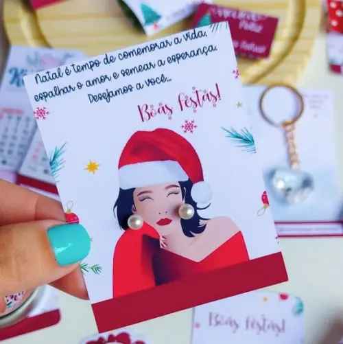 Tag com Brinco- Natal